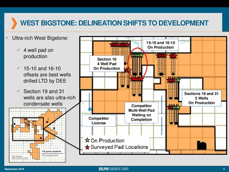 September 2019 Corporate Presentation – Delphi Energy Corp. – slide 4
