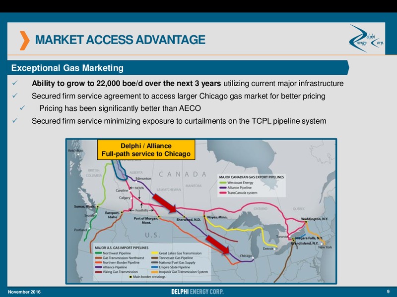 Q3 2016 Results – Delphi Energy Corp. – slide 8