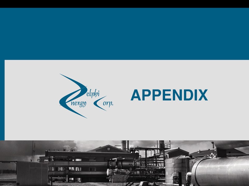 November 2016 Investor Presentation – Delphi Energy Corp. – slide 20