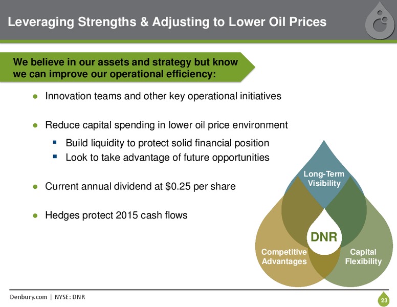 June 2015 Corporate Presentation – Denbury Resources Inc. – slide 22