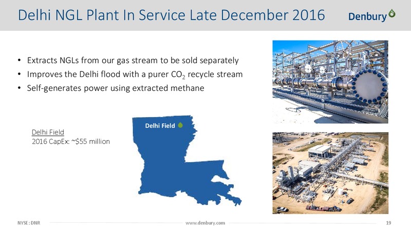 Apr 2017 Corporate Presentation – Denbury Resources Inc. – slide 18