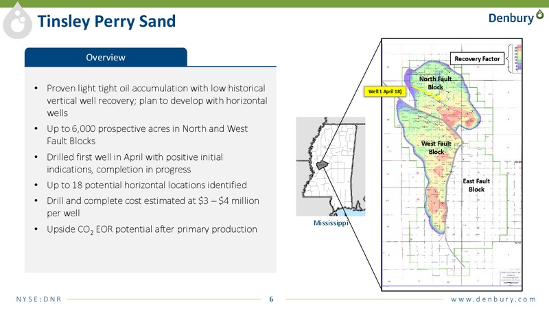1Q 2018 Earnings Presentation – Denbury Resources Inc. – slide 5