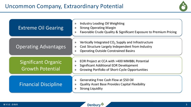 June 2019 Corporate Presentation – Denbury Resources Inc. – slide 2