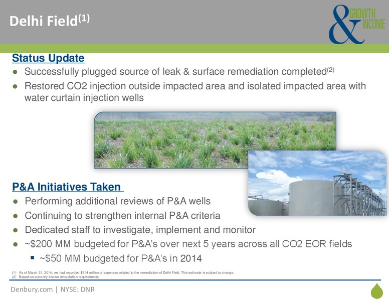 JUNE 2014 CORPORATE PRESENTATION – Denbury Resources Inc. – slide 35