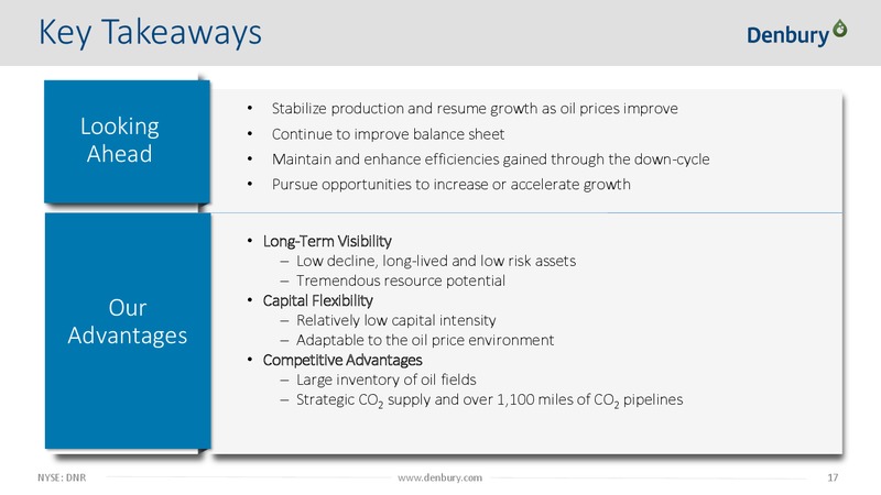 2017 JP Morgan Energy Equity Conference – Denbury Resources Inc. – slide 16