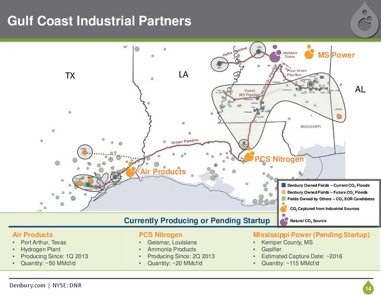 JULY 2015 CORPORATE PRESENTATION – Denbury Resources Inc. – slide 13