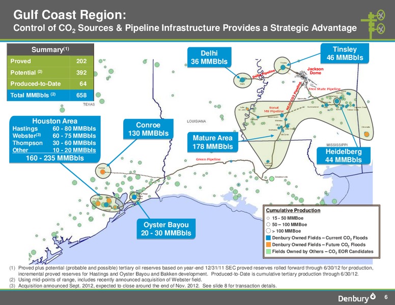 BofA Merrill Lynchs Global Energy Conference 2012 – Denbury Resources Inc. – slide 6