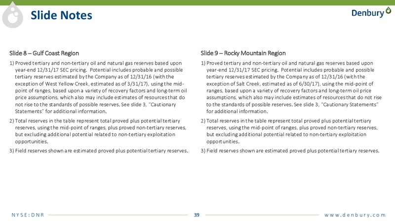 Bank of America Merrill Lynch 2018 Global Energy Conference – Denbury Resources Inc. – slide 37