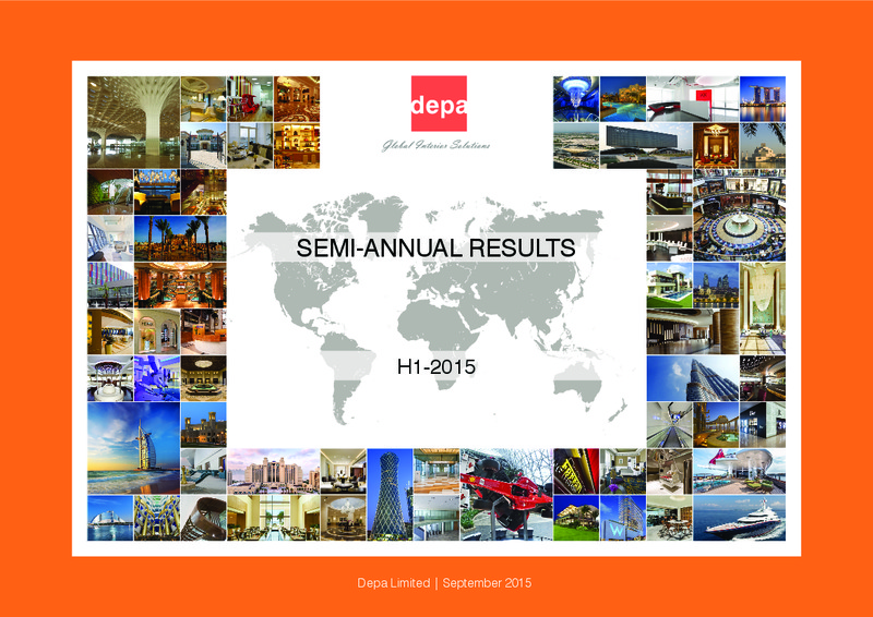 Semi Annual Results – Depa Ltd. – slide 1