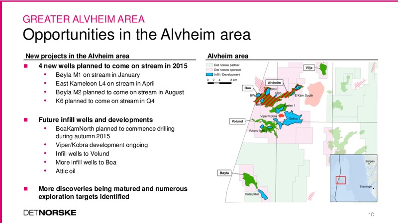 Q2 2015 Earnings Call – Det Norske – slide 10