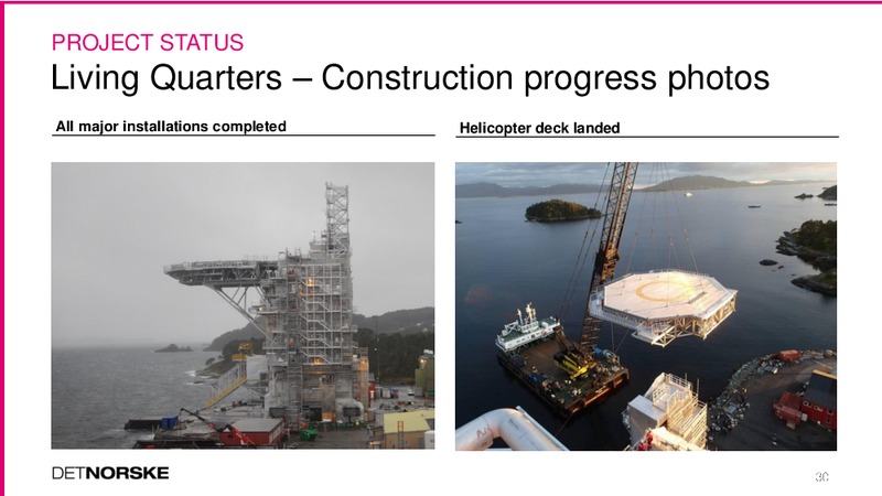 December 2015 Coporate Update – Det Norske – slide 30