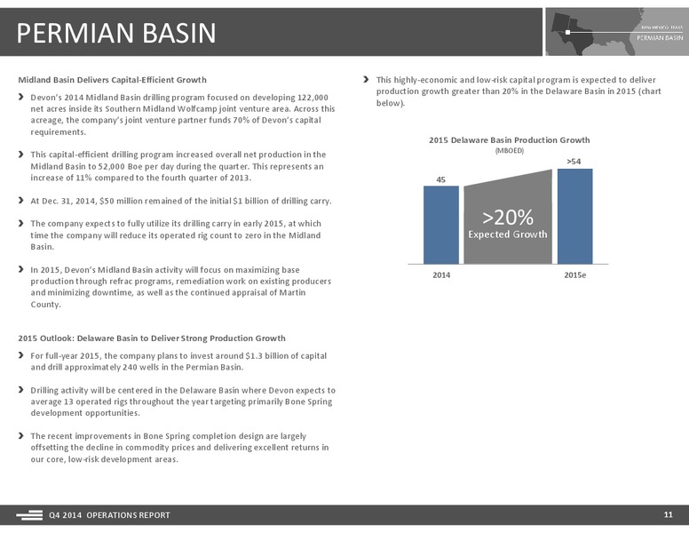 Q4 2014 Operations Report – Devon Energy Corp – slide 10