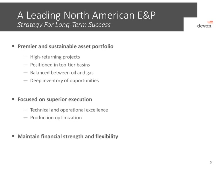 UBS Global Oil and Gas Conference – Devon Energy Corp – slide 4
