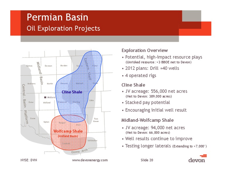 Barclays CEO Energy Power Conference – Devon Energy Corp – slide 19