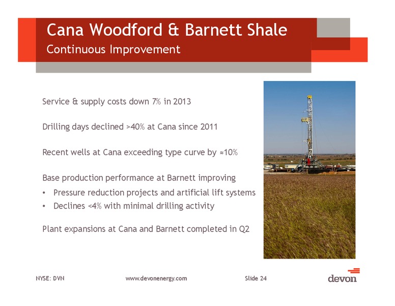 September 2013 Investor Meeting – Devon Energy Corp – slide 23