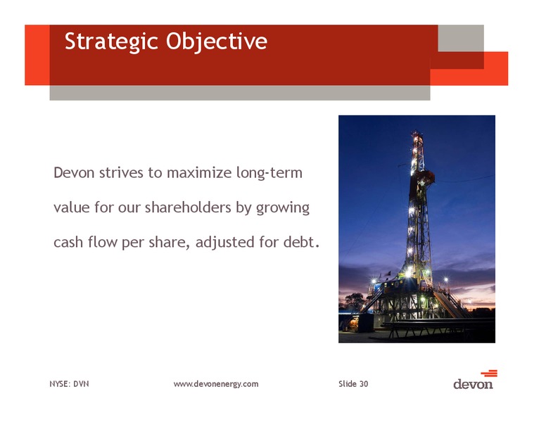 September 2013 Investor Meeting – Devon Energy Corp – slide 29