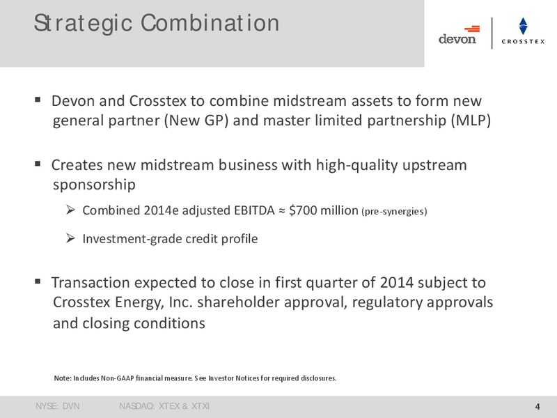 Devon Crosstex Combination Presentation – Devon Energy Corp – slide 3