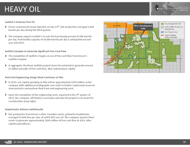 Q3 2014 Operations Report – Devon Energy Corp – slide 11