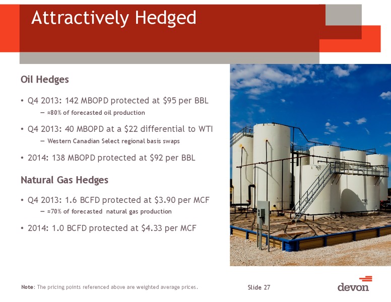 January 2014 Investor Presentation – Devon Energy Corp – slide 26