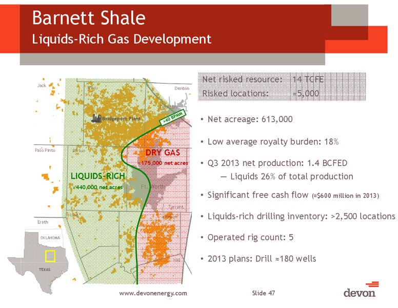 January 2014 Investor Presentation – Devon Energy Corp – slide 46