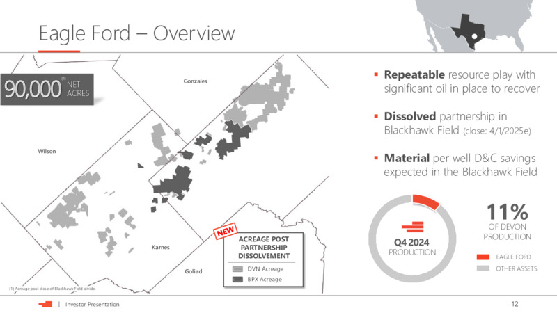 Investor Presentation – Devon Energy Corp – slide 12