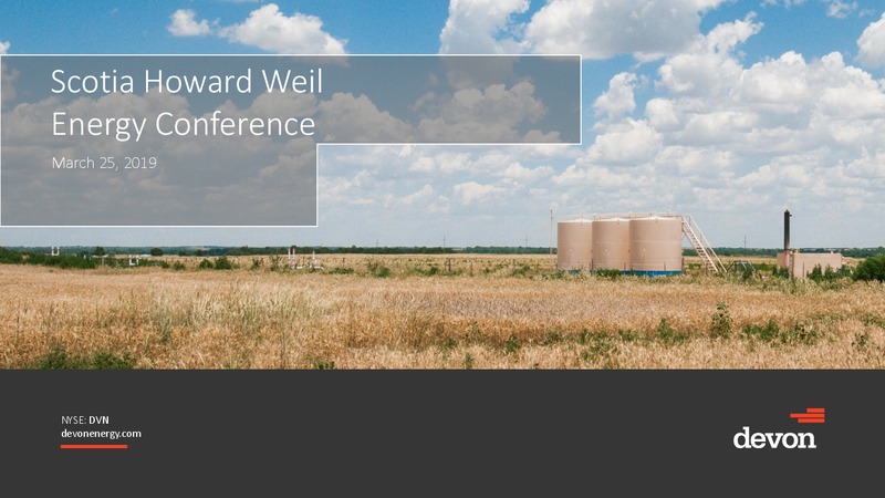 Scotia Howard Weil Annual Energy Conference – Devon Energy Corp – slide 1