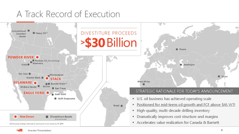 April 2019 Investor Presentation – Devon Energy Corp – slide 4