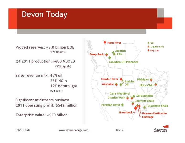 2012 Analyst Day – Devon Energy Corp – slide 6