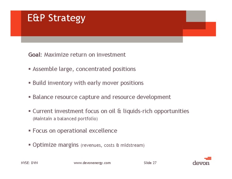 2012 Analyst Day – Devon Energy Corp – slide 26