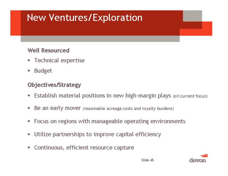 2012 Analyst Day – Devon Energy Corp – slide 44