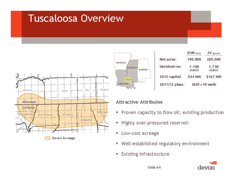 2012 Analyst Day – Devon Energy Corp – slide 63