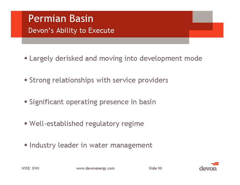 2012 Analyst Day – Devon Energy Corp – slide 89