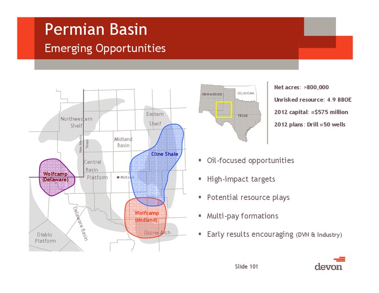 2012 Analyst Day – Devon Energy Corp – slide 100