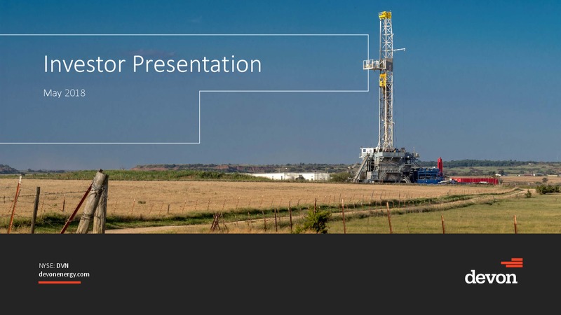 May 2018 Investor Presentation – Devon Energy Corp – slide 1