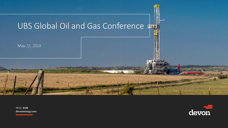UBS Global Oil and Gas Conference – Devon Energy Corp – slide 1