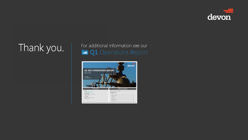 June 2017 Investor Presentation – Devon Energy Corp – slide 20
