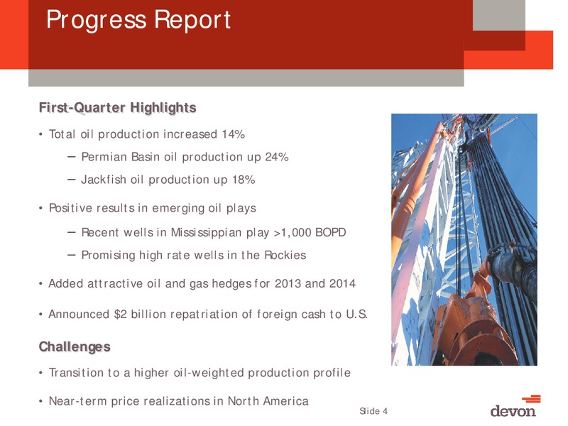 July 2013 Investor Meeting – Devon Energy Corp – slide 3