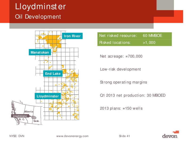 July 2013 Investor Meeting – Devon Energy Corp – slide 40