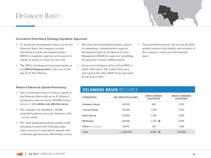 2Q 2017 Operations Results – Devon Energy Corp – slide 16
