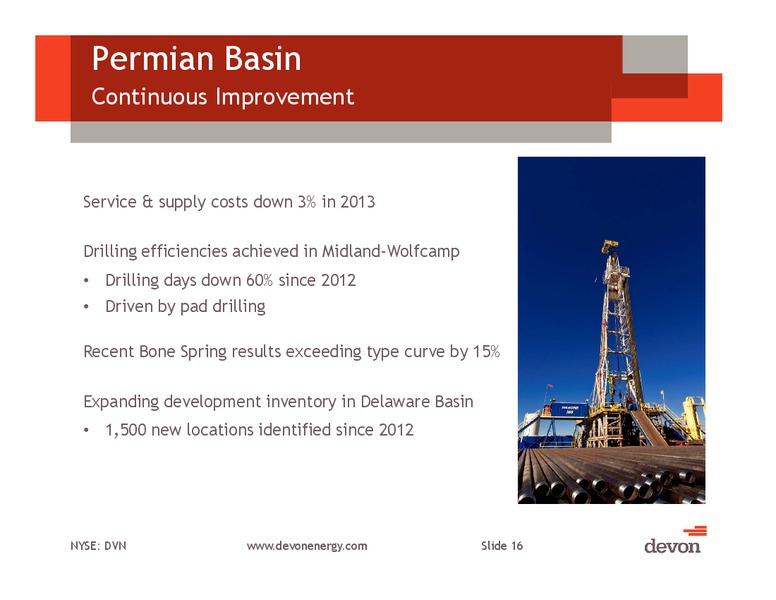August 2013 Investor Meeting – Devon Energy Corp – slide 15