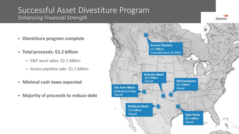 October 2016 Investor Presentation – Devon Energy Corp – slide 4