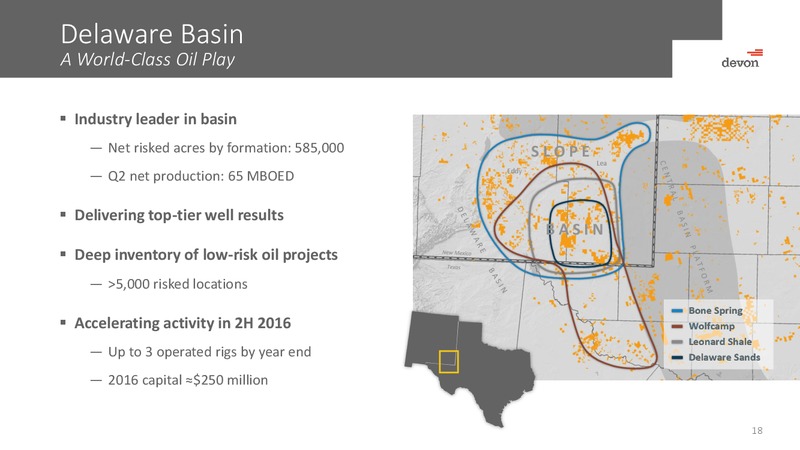 October 2016 Investor Presentation – Devon Energy Corp – slide 17
