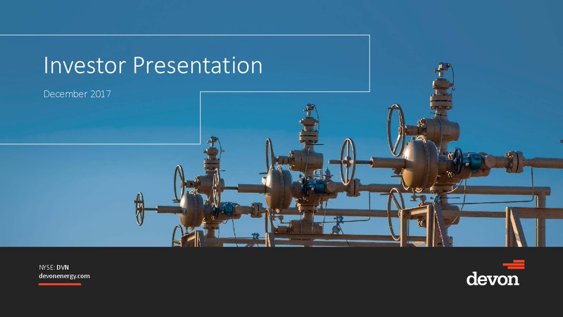 December 2017 Investor Presentation – Devon Energy Corp – slide 1