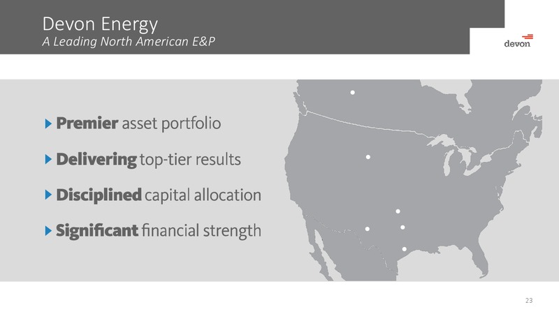 December 2016 Investor Presentation – Devon Energy Corp – slide 22