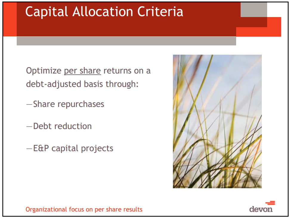 BMO Capital Markets Unconventional Resource Conference – Devon Energy Corp – slide 5