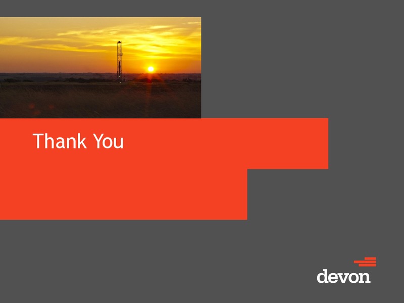 CITI GLOBAL ENERGY AND UTILITIES CONFERENCE – Devon Energy Corp – slide 28