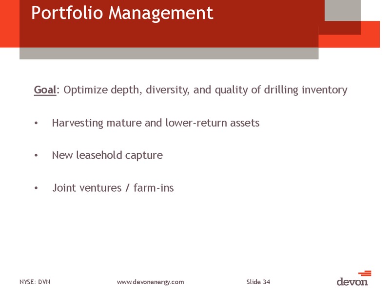 CITI GLOBAL ENERGY AND UTILITIES CONFERENCE – Devon Energy Corp – slide 33