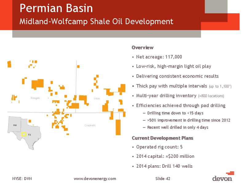 CITI GLOBAL ENERGY AND UTILITIES CONFERENCE – Devon Energy Corp – slide 41