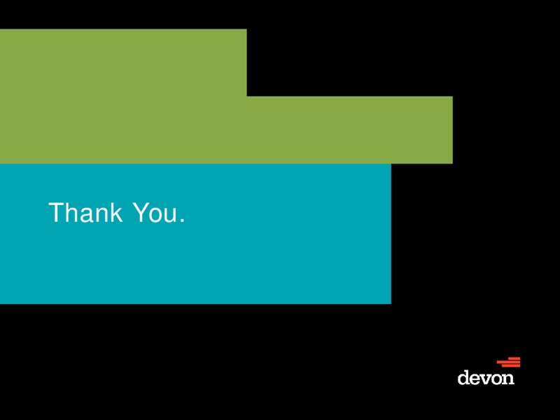 Citi Global Energy and Utilities Conference – Devon Energy Corp – slide 19