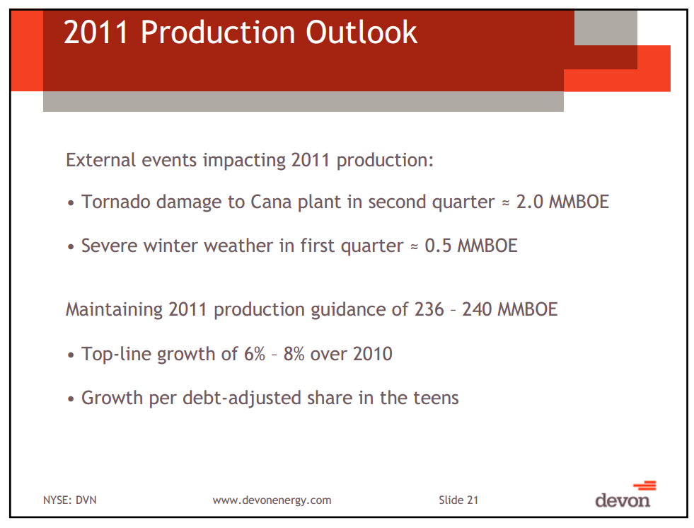Capital and Operational Update Thermal Oil Sands School – Devon Energy Corp – slide 18